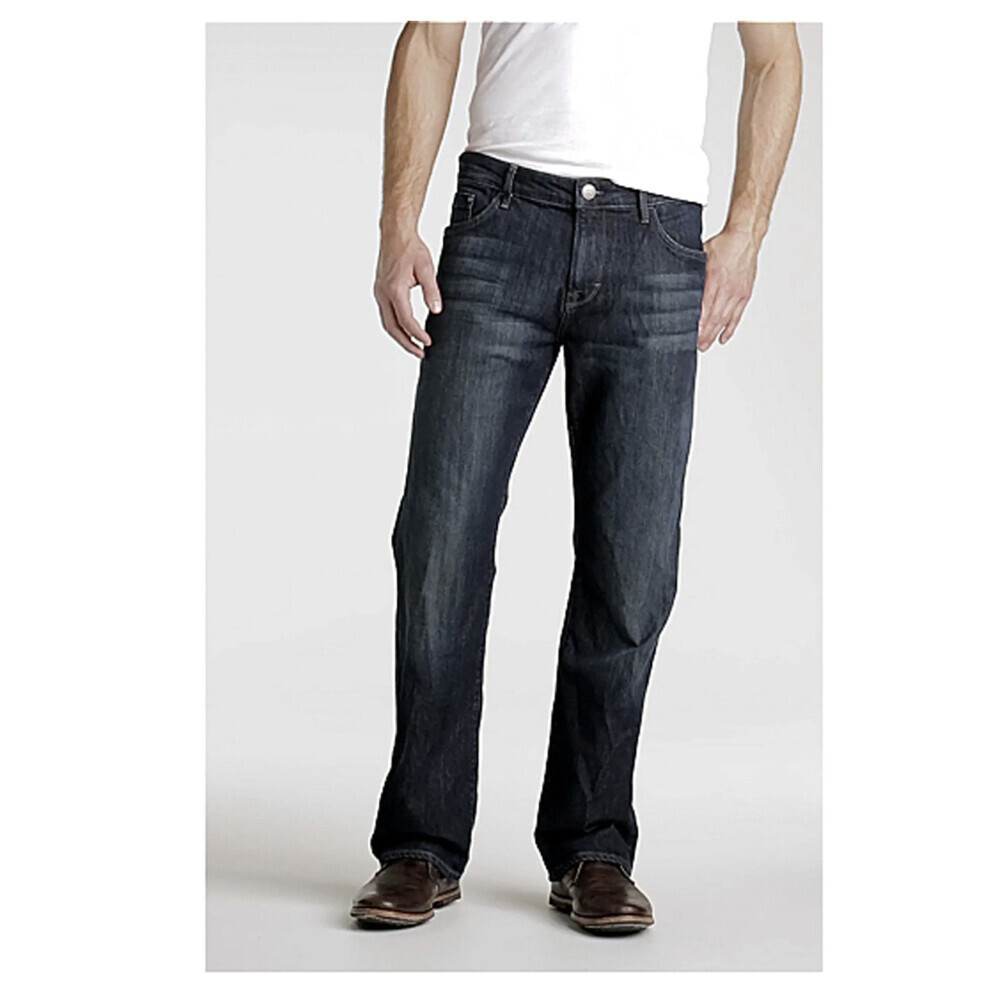 Mavi Men's Matt Relaxed Fit Straight Leg Jeans Deep Stanford Blue Size W 33 L 32